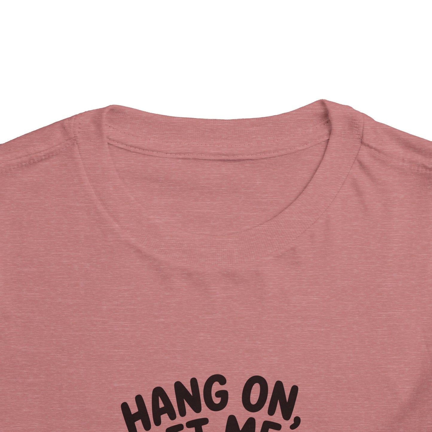 Toddler Tee — Cute Bunny "Hang On, Let Me Overthink This" Funny Kids Shirt