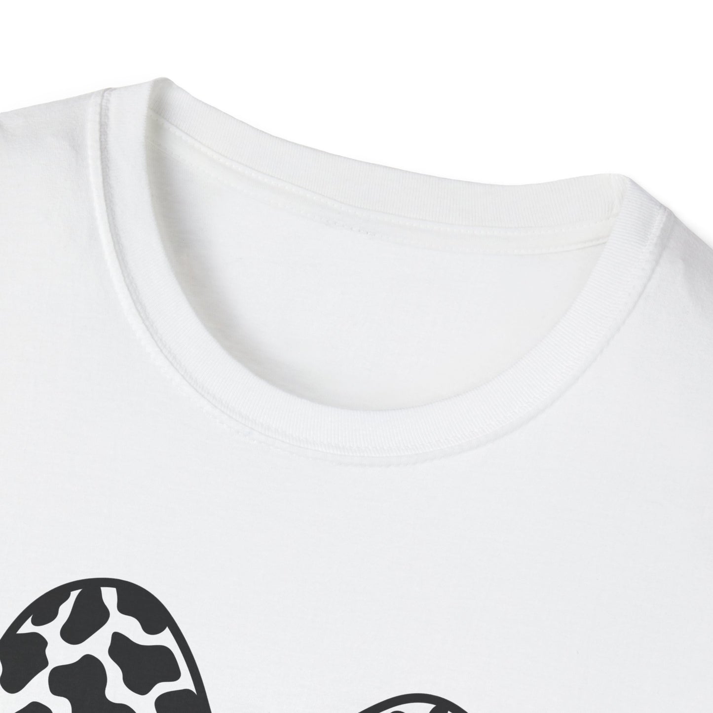 Cow Print Bunny T-Shirt — Easter Bunny Silhouette Tee