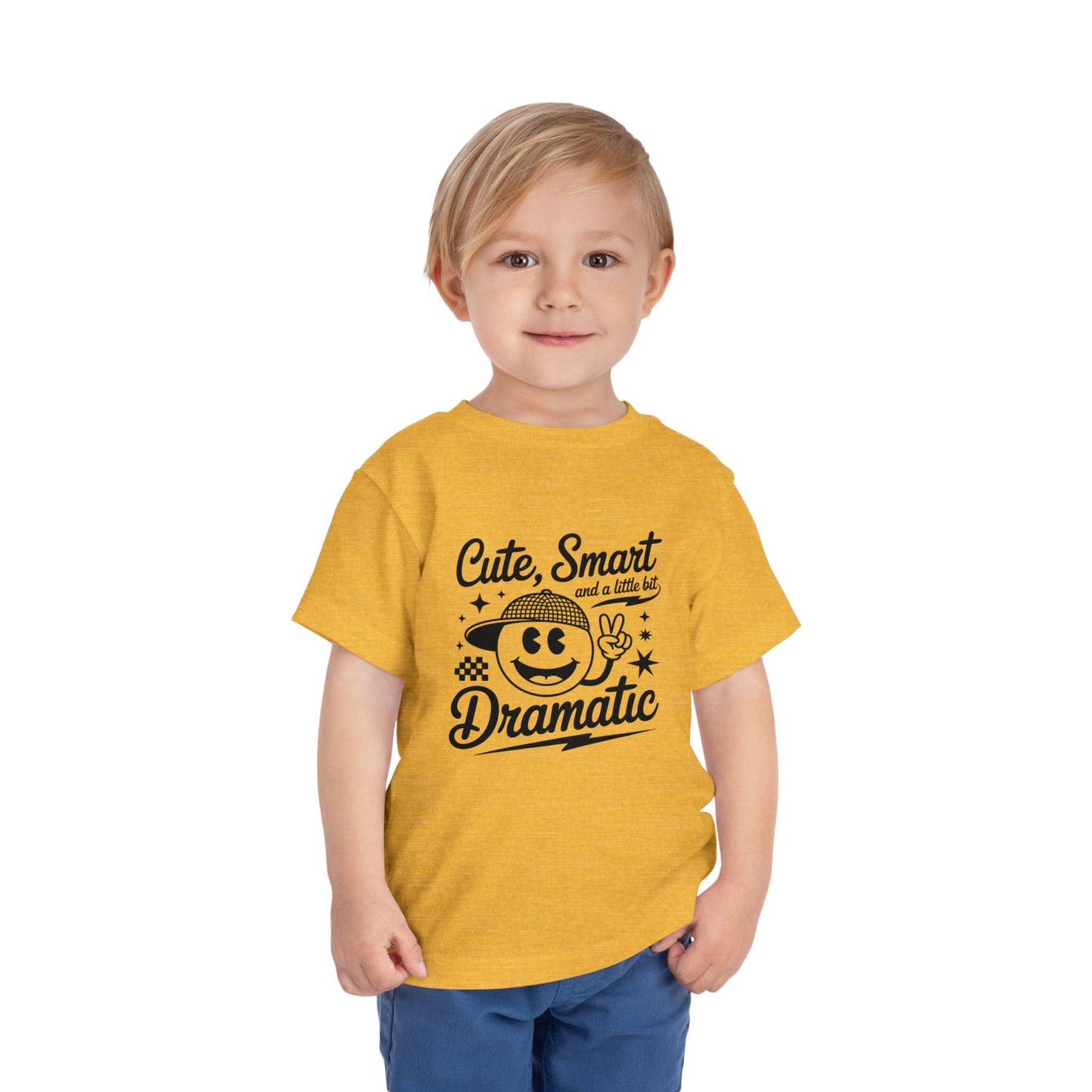 Cute, Smart & a Little Dramatic Toddler Tee