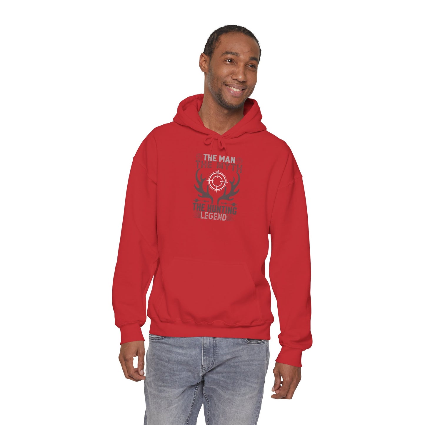 The Man, The Myth, The Legend Hoodie — Target & Antler Graphic Pullover