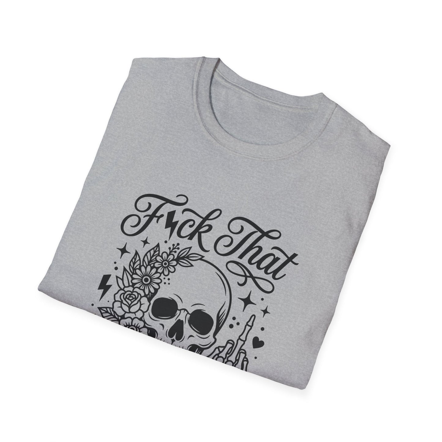 Skull 'F*ck That Respectfully' Graphic T-Shirt