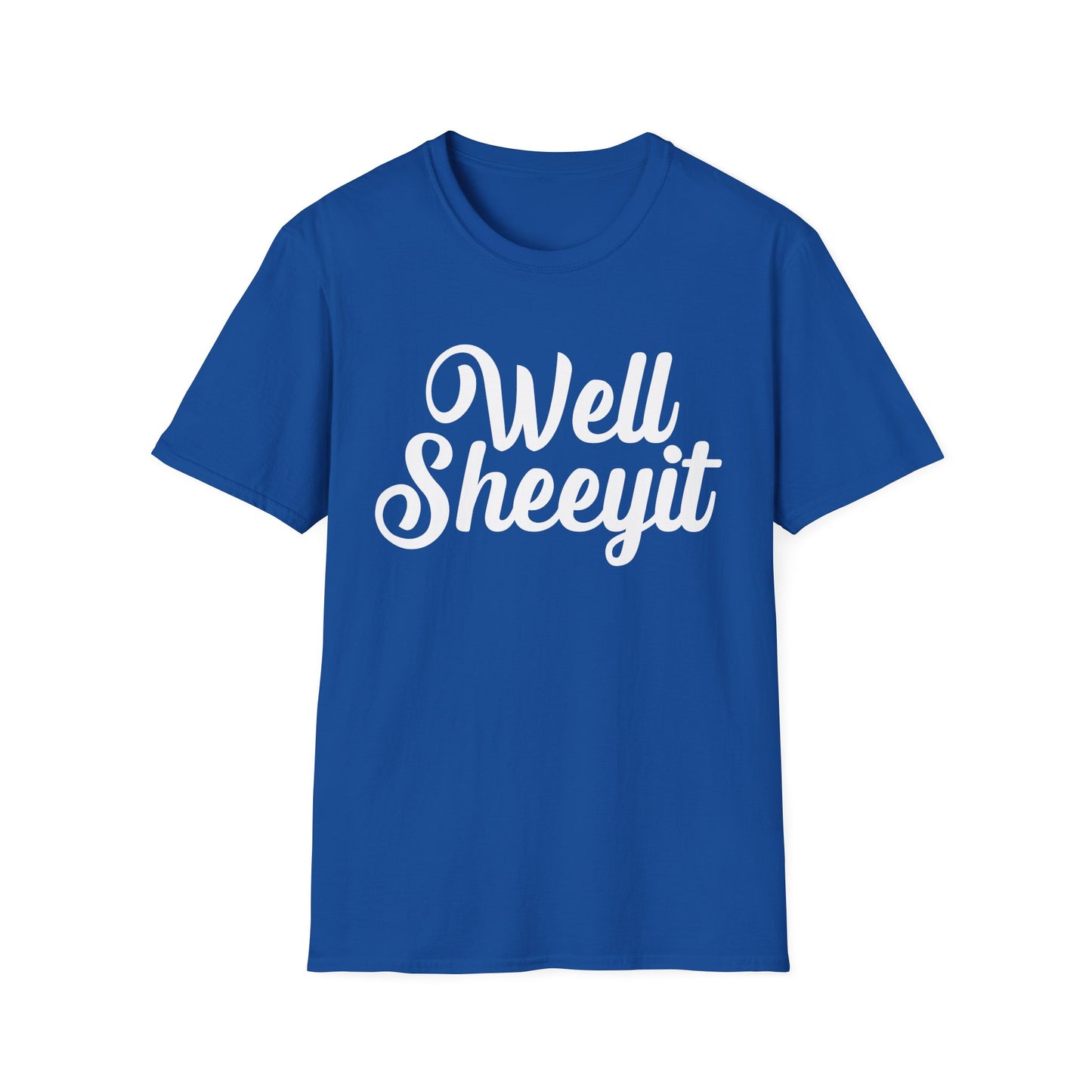 "Well Sheeyit" Retro Script Funny Graphic Tee