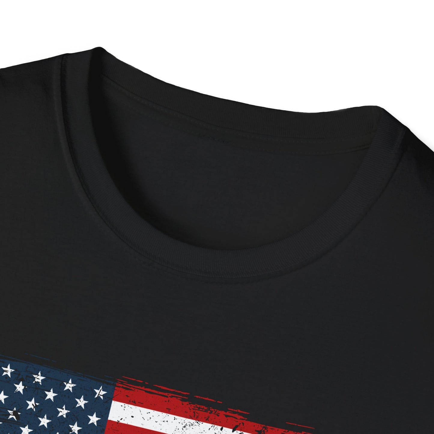 Distressed American Flag T-Shirt — Patriotic USA Tee for 4th of July & Veterans Day