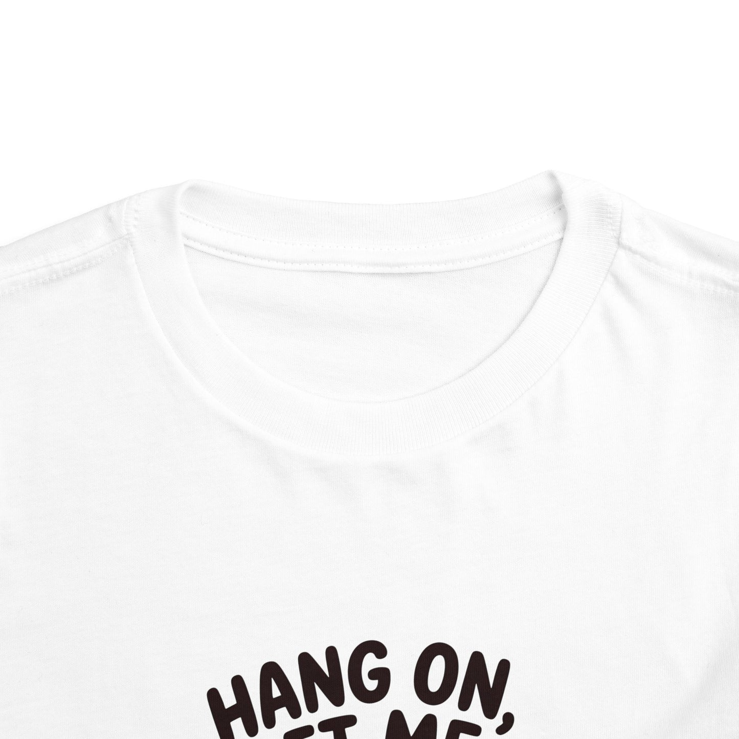 Toddler Tee — Cute Bunny "Hang On, Let Me Overthink This" Funny Kids Shirt