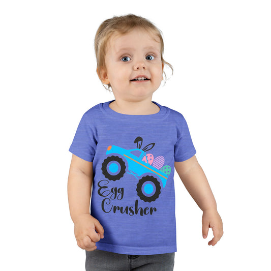 Toddler T-Shirt — "Egg Crusher" Monster Truck Easter Shirt