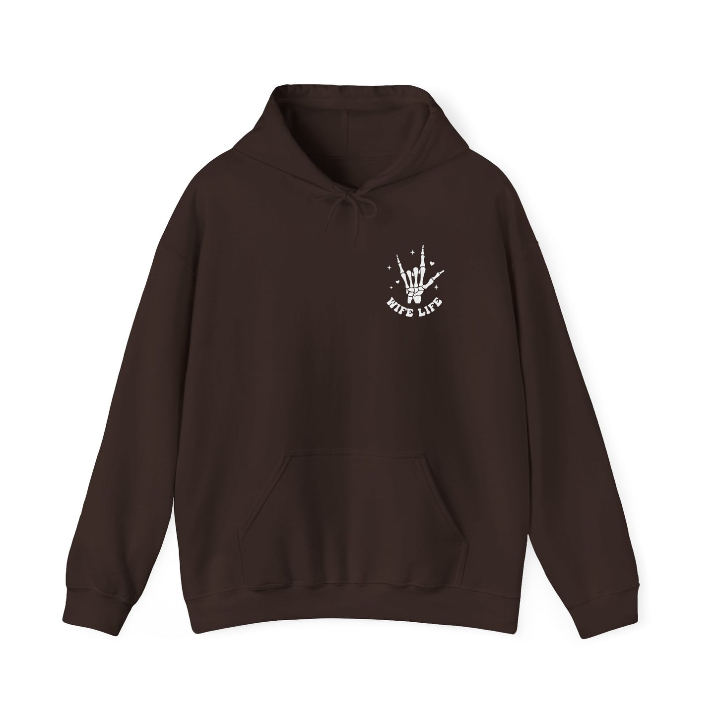 Hoodie — "Love My Husband But Sometimes I Wanna Square Up" Graphic Pullover