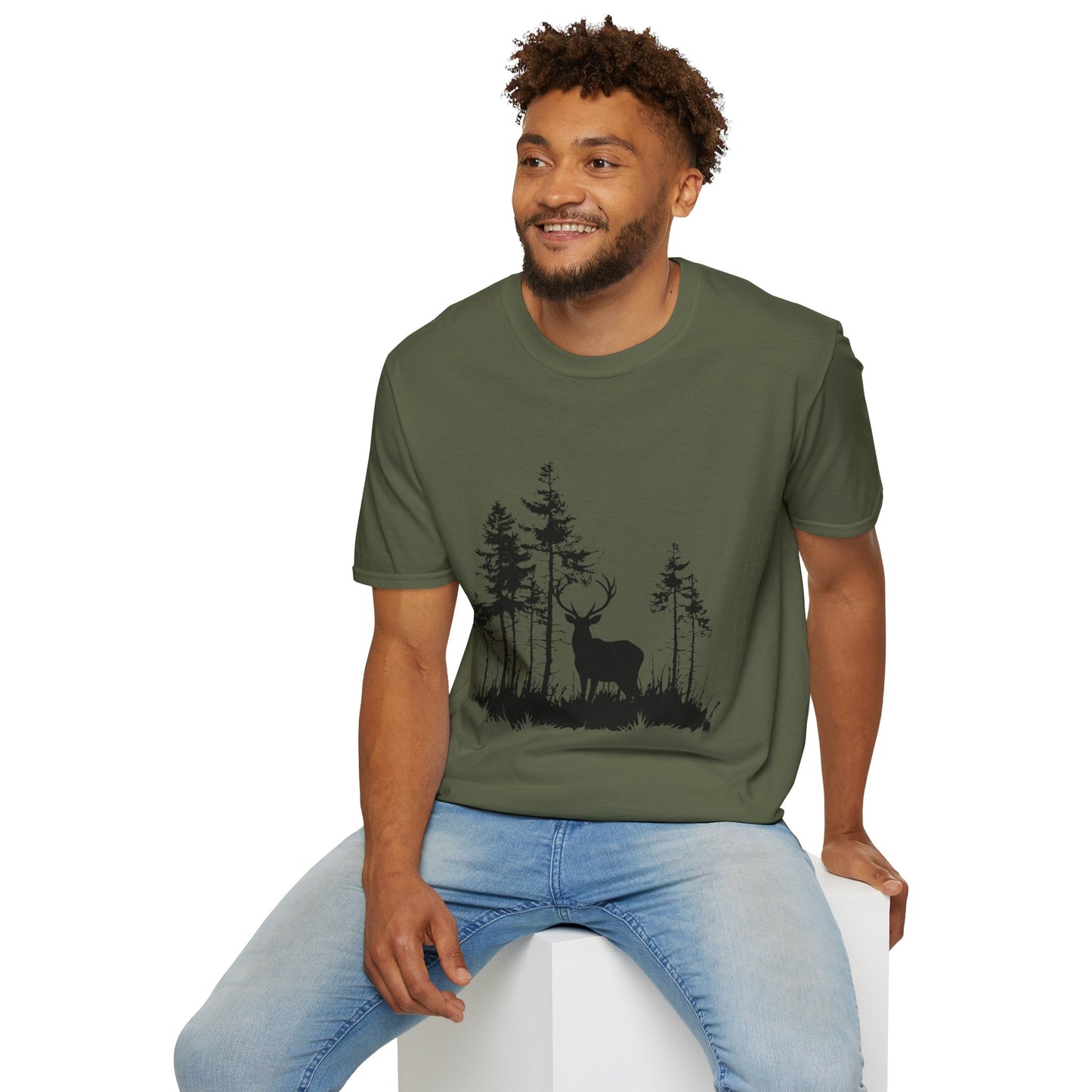Deer Silhouette Forest T-Shirt