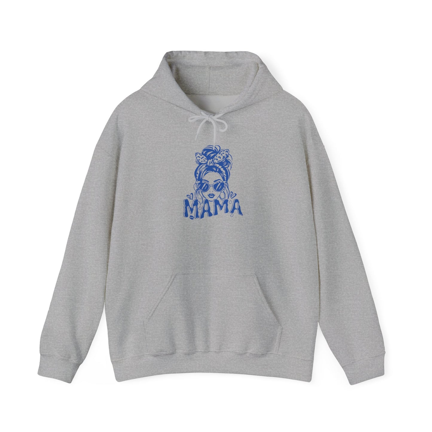 Mama Needs Coffee Hoodie — Cute Messy Bun Mom Sweatshirt