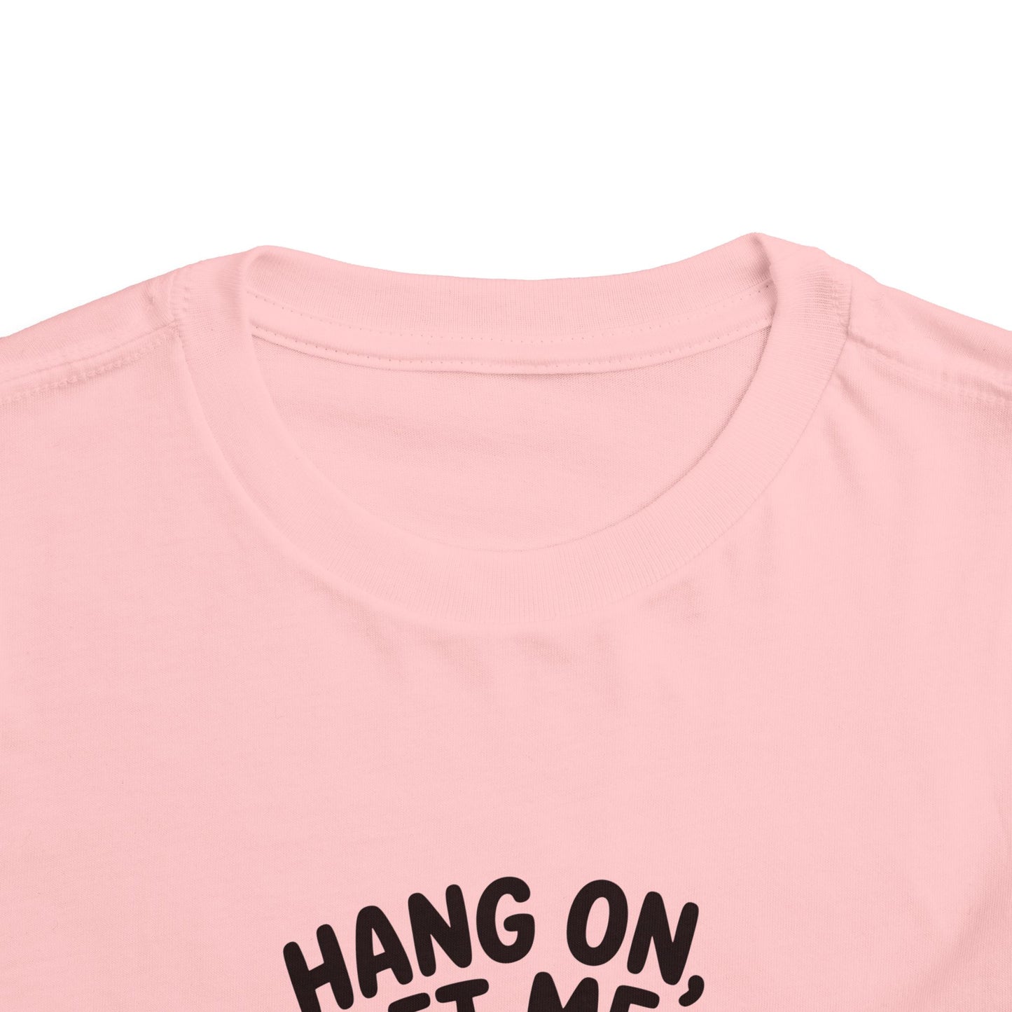 Toddler Tee — Cute Bunny "Hang On, Let Me Overthink This" Funny Kids Shirt