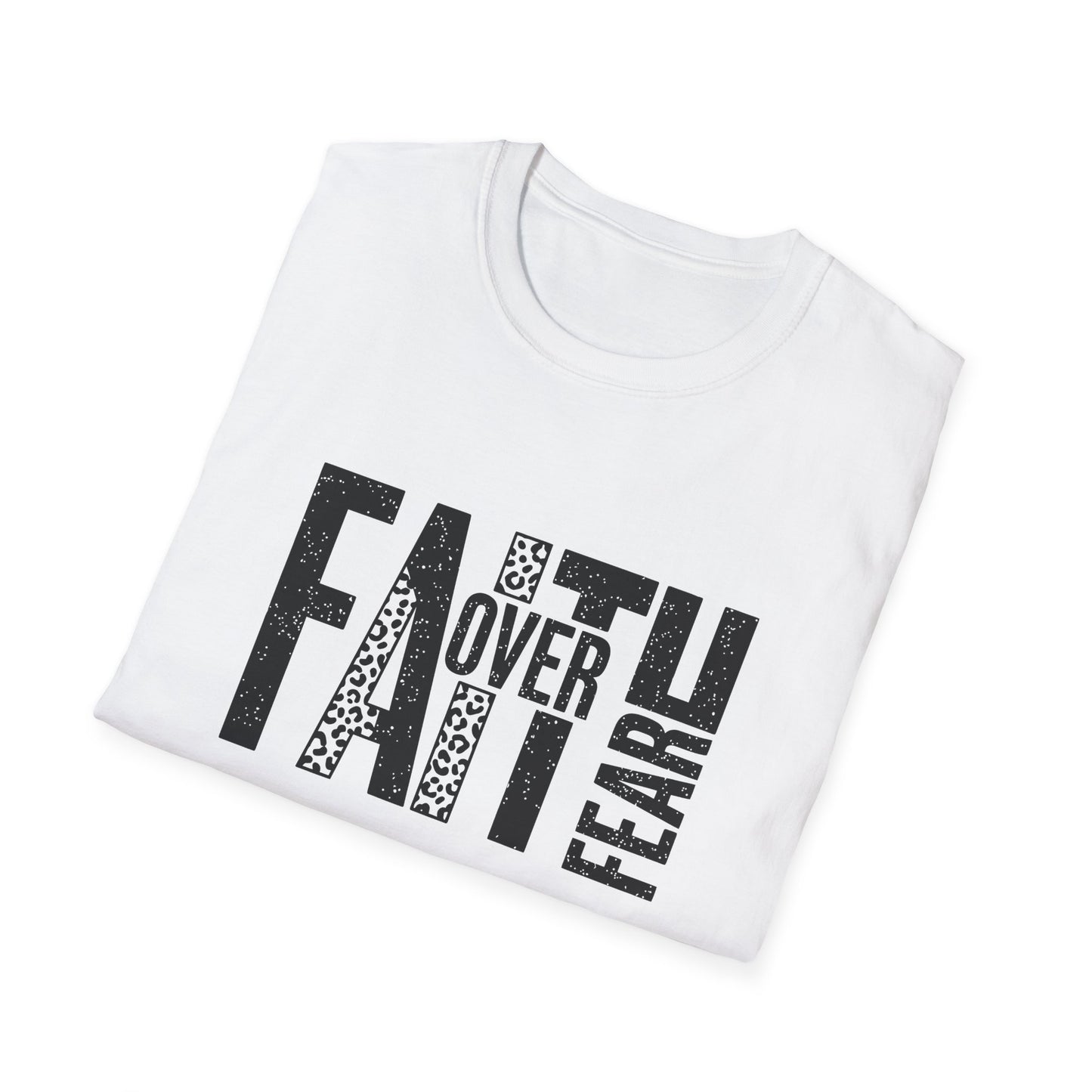 Faith Over Fear T-Shirt — Inspirational Christian Graphic Tee