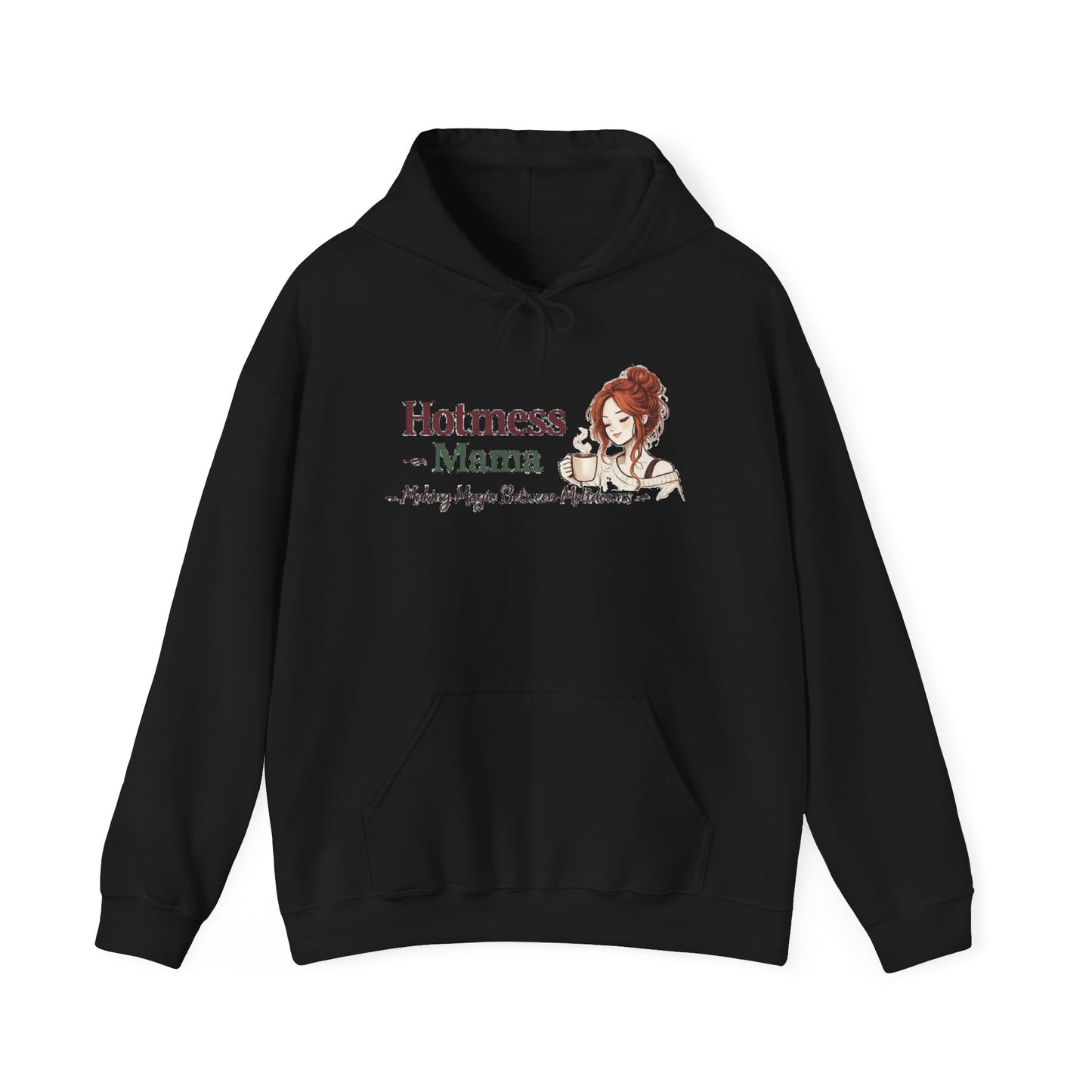 Hotmess Mama Hoodie — 'Making Magic Between Meltdowns' Cozy Mom Sweatshirt