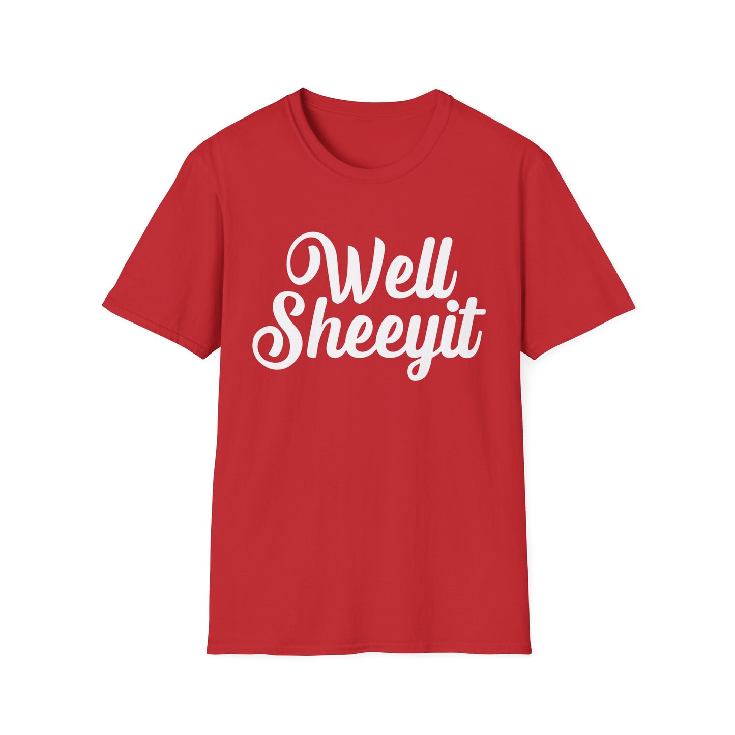 "Well Sheeyit" Retro Script Funny Graphic Tee