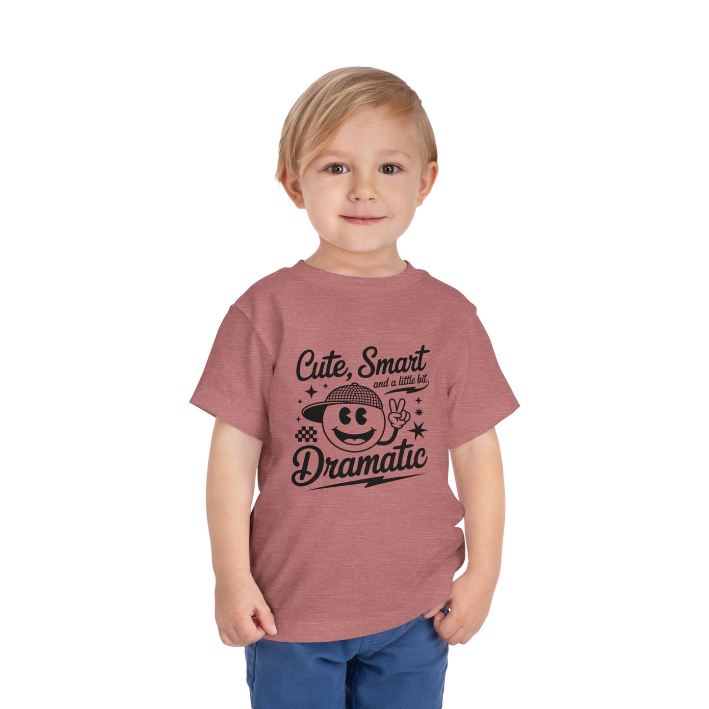 Cute, Smart & a Little Dramatic Toddler Tee